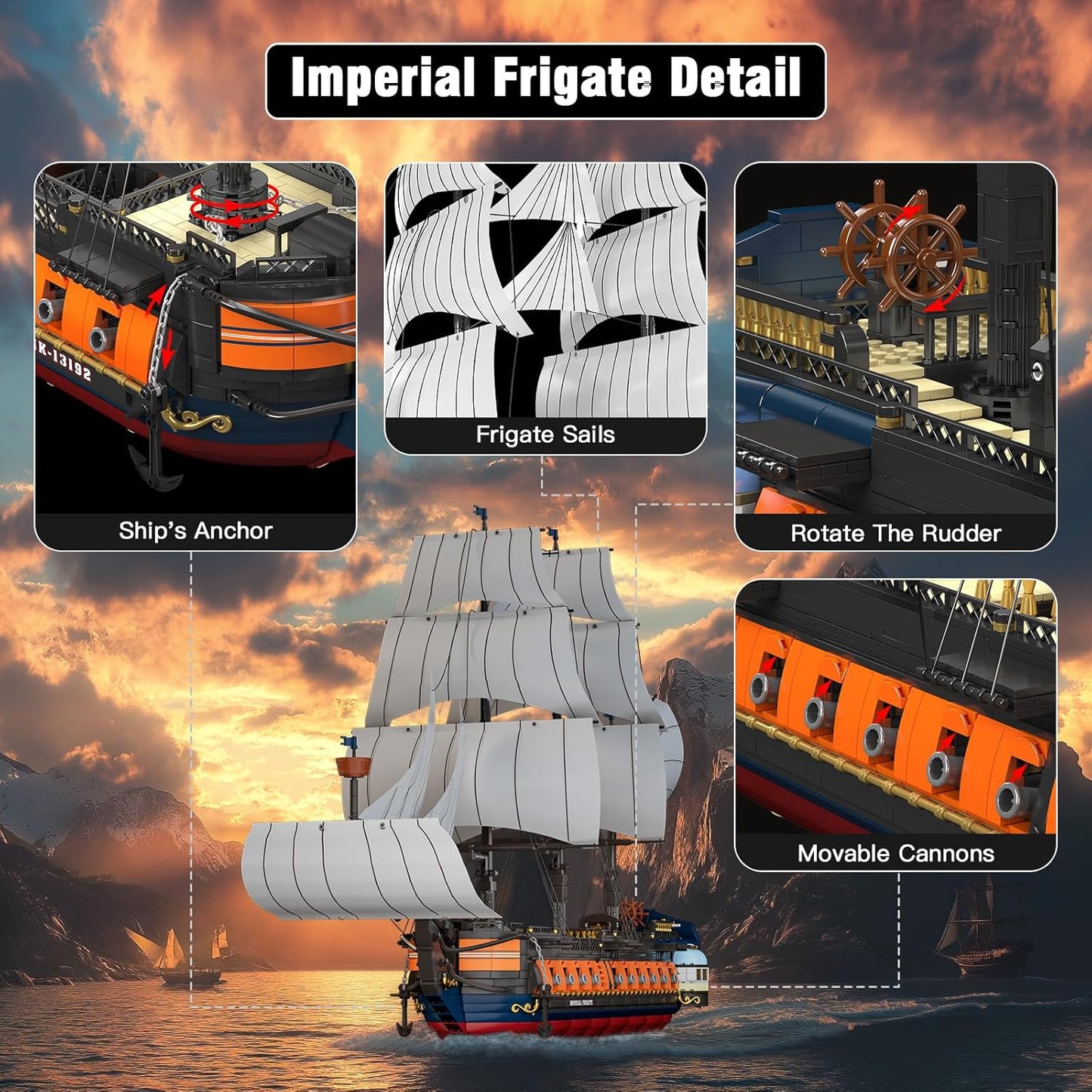 Imperial Frigate (3580 pcs)