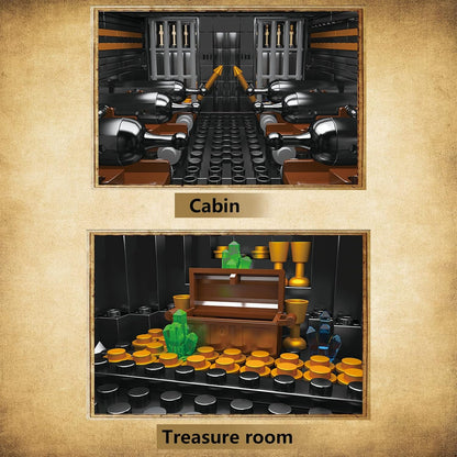 Gull Pirate Ship (1288 elementów) 