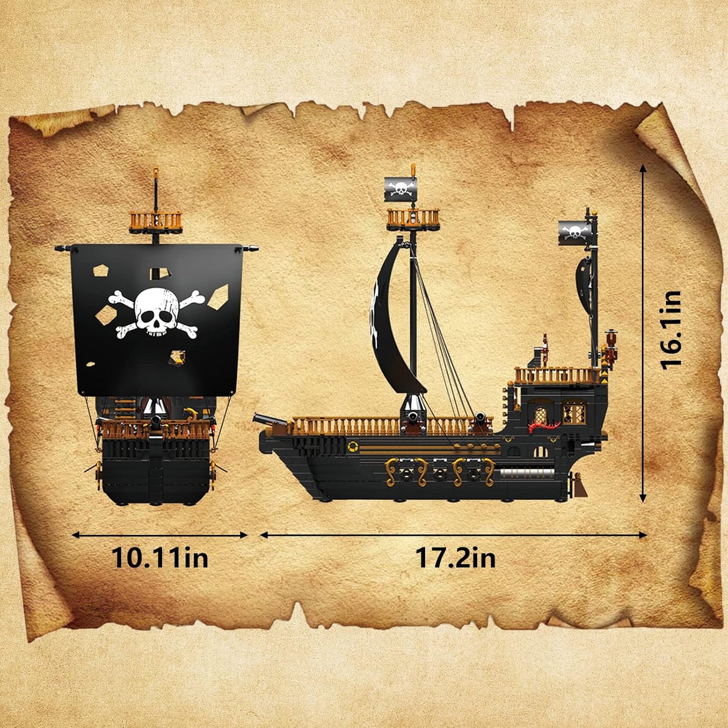 Gull Pirate Ship (1288 elementów) 