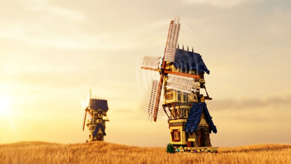 Medieval Europe Windmill (1584 pcs)