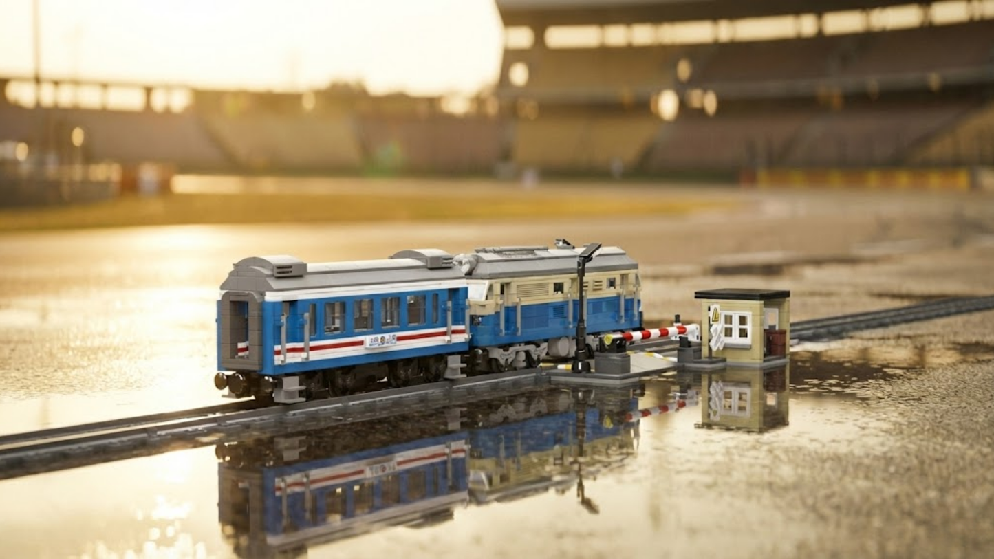 DF4B Remote Control Diesel Locomotive (1212 pcs)