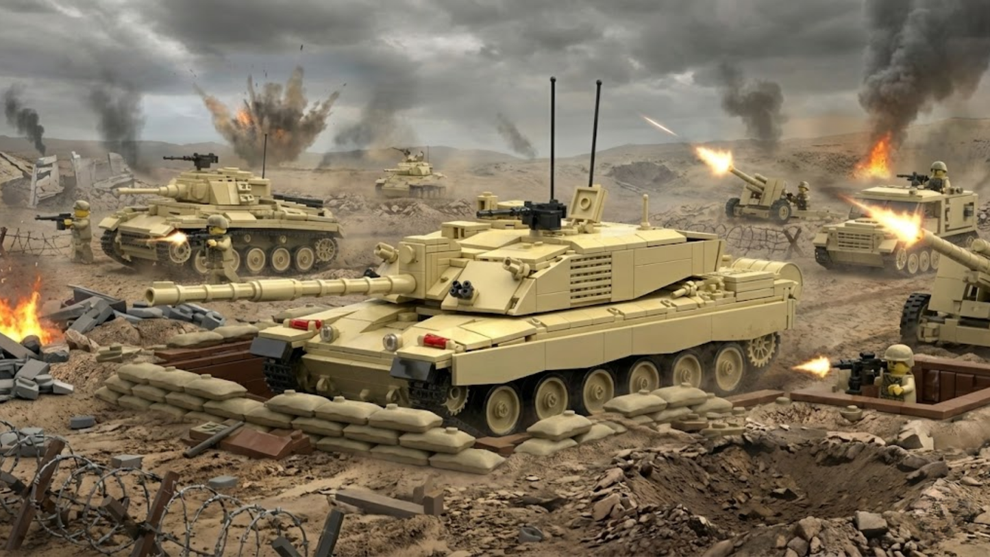 Challenger 2 Tank (1129 pcs)