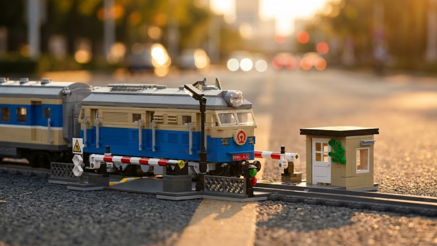 DF4B Remote Control Diesel Locomotive (1212 pcs)