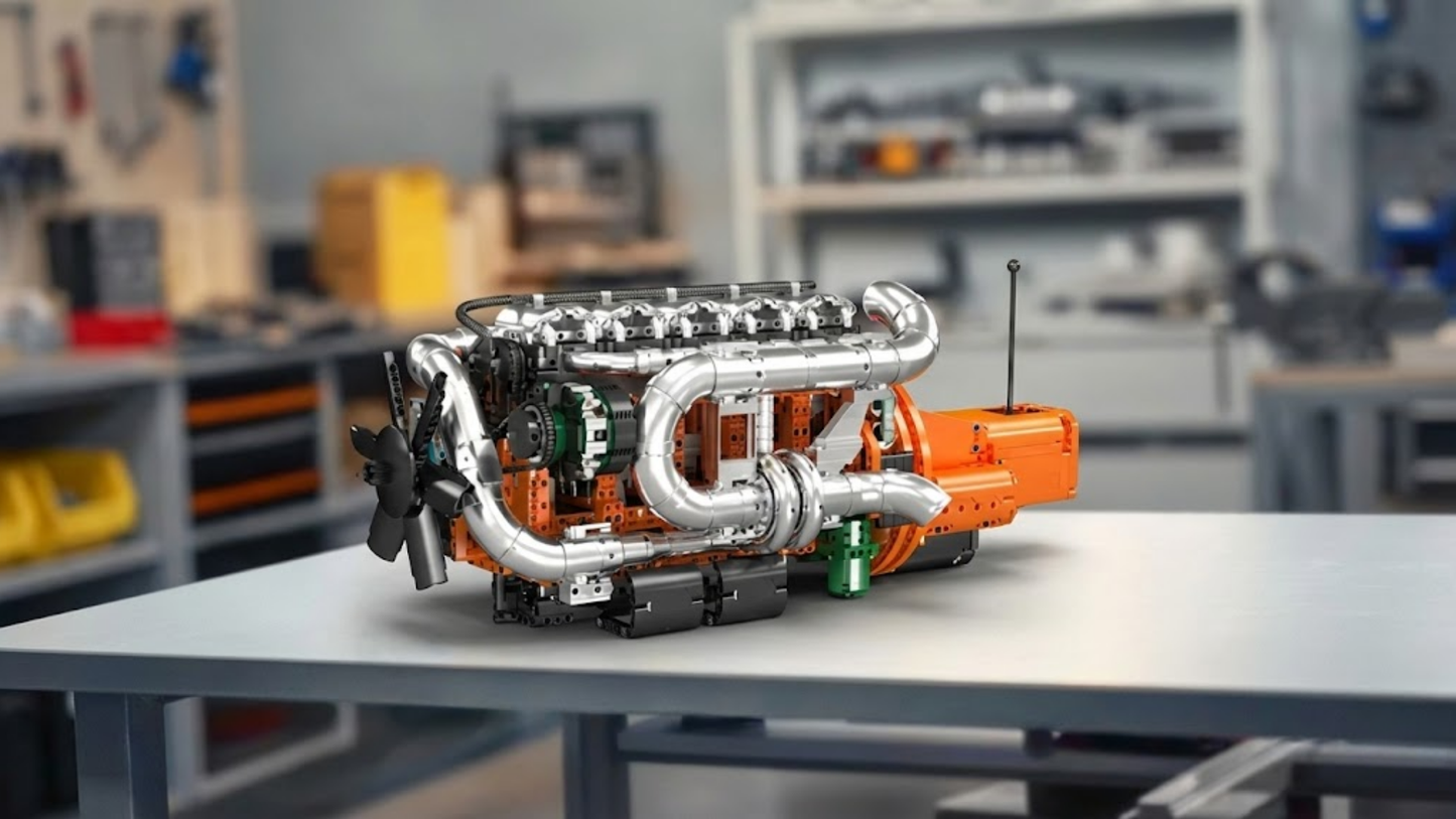 Motore e Trasmissione per Camion Inline-6 (3236 pezzi) 