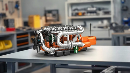 Motore e Trasmissione per Camion Inline-6 (3236 pezzi) 