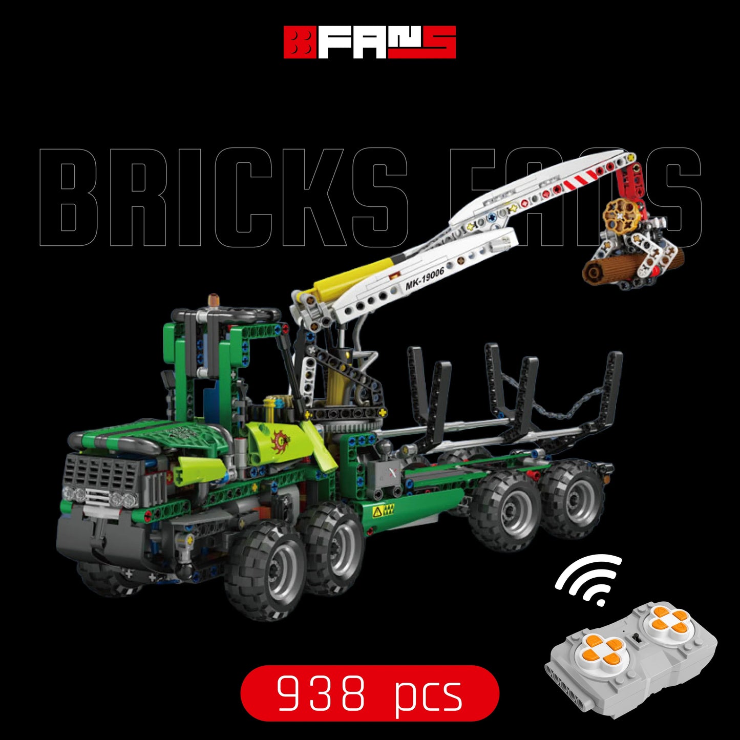 John Deere 1510G Forwarder (938 peças) 