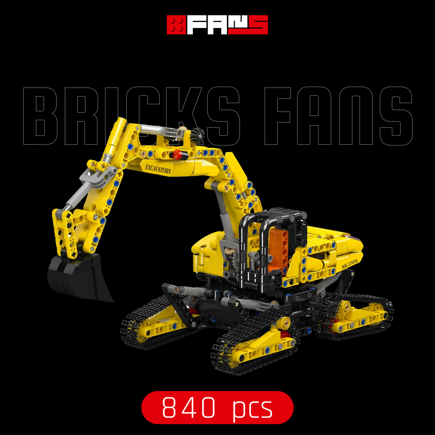 Mini Excavator (840 pcs)