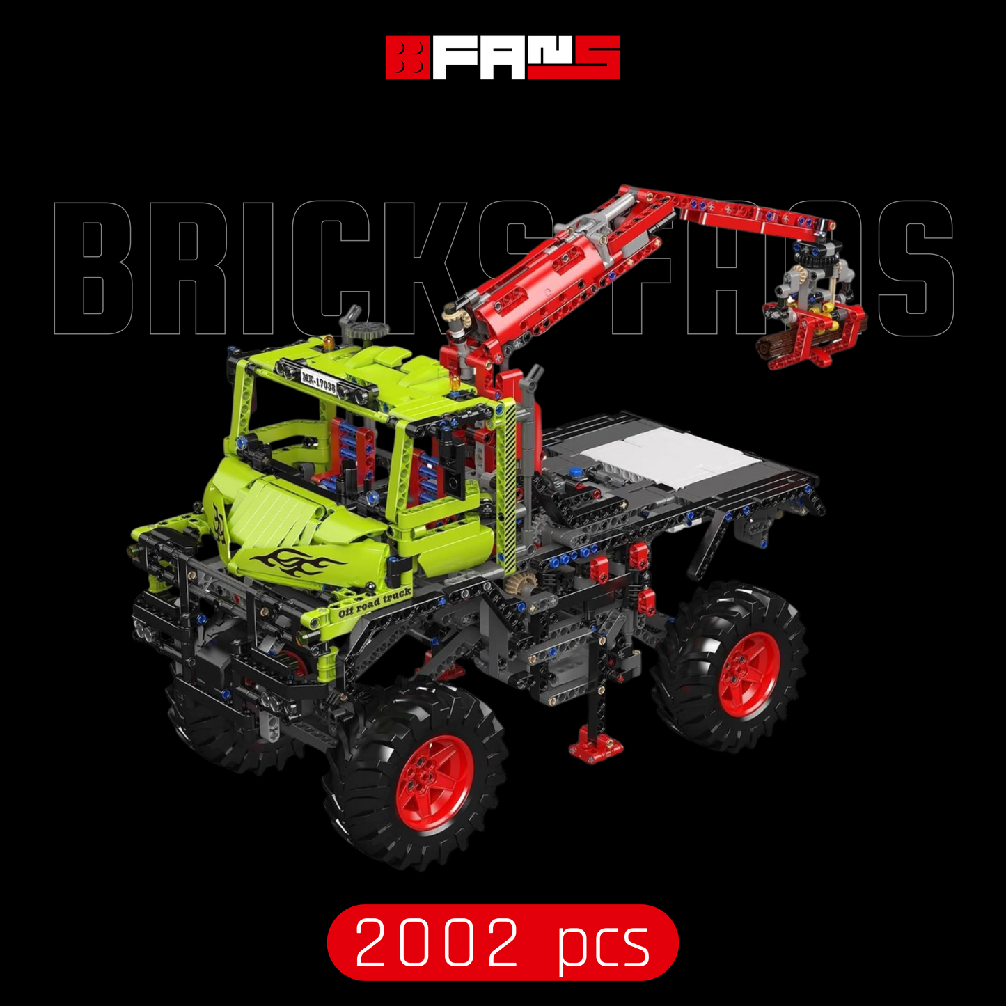 Mercedes-Benz UNIMOG U500 (2002 peças) 