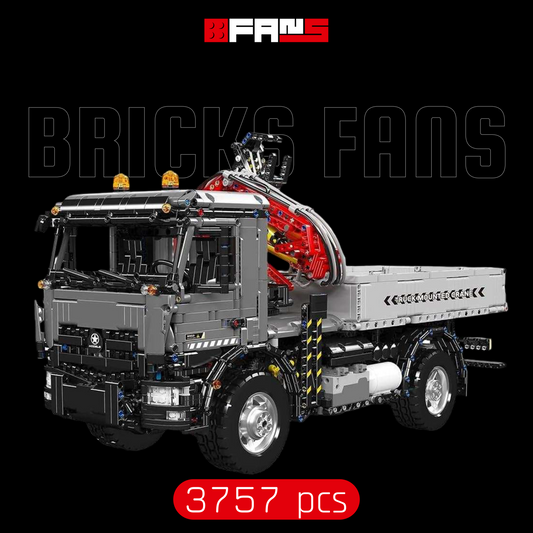 Camion-grue Volvo FMX (3757 pièces) 