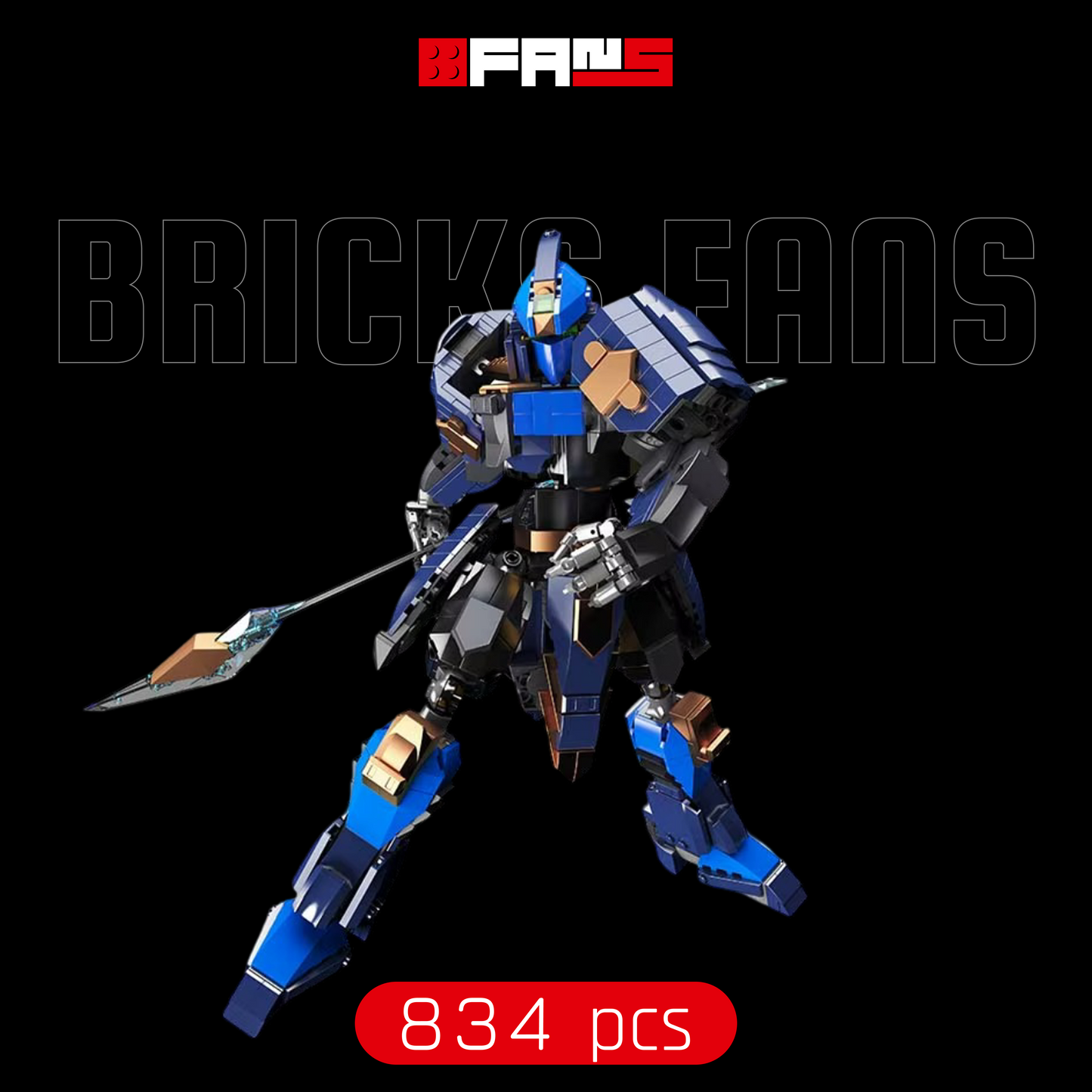 Guan Yu: Generalul Suliței Azurii (834 piese) 