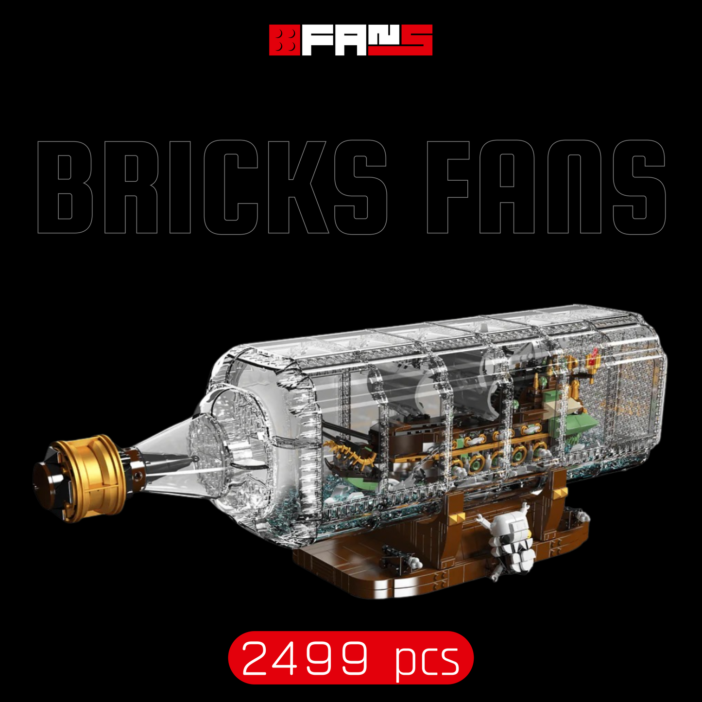 Flying Dutchman in the Bottle (2499 pcs)