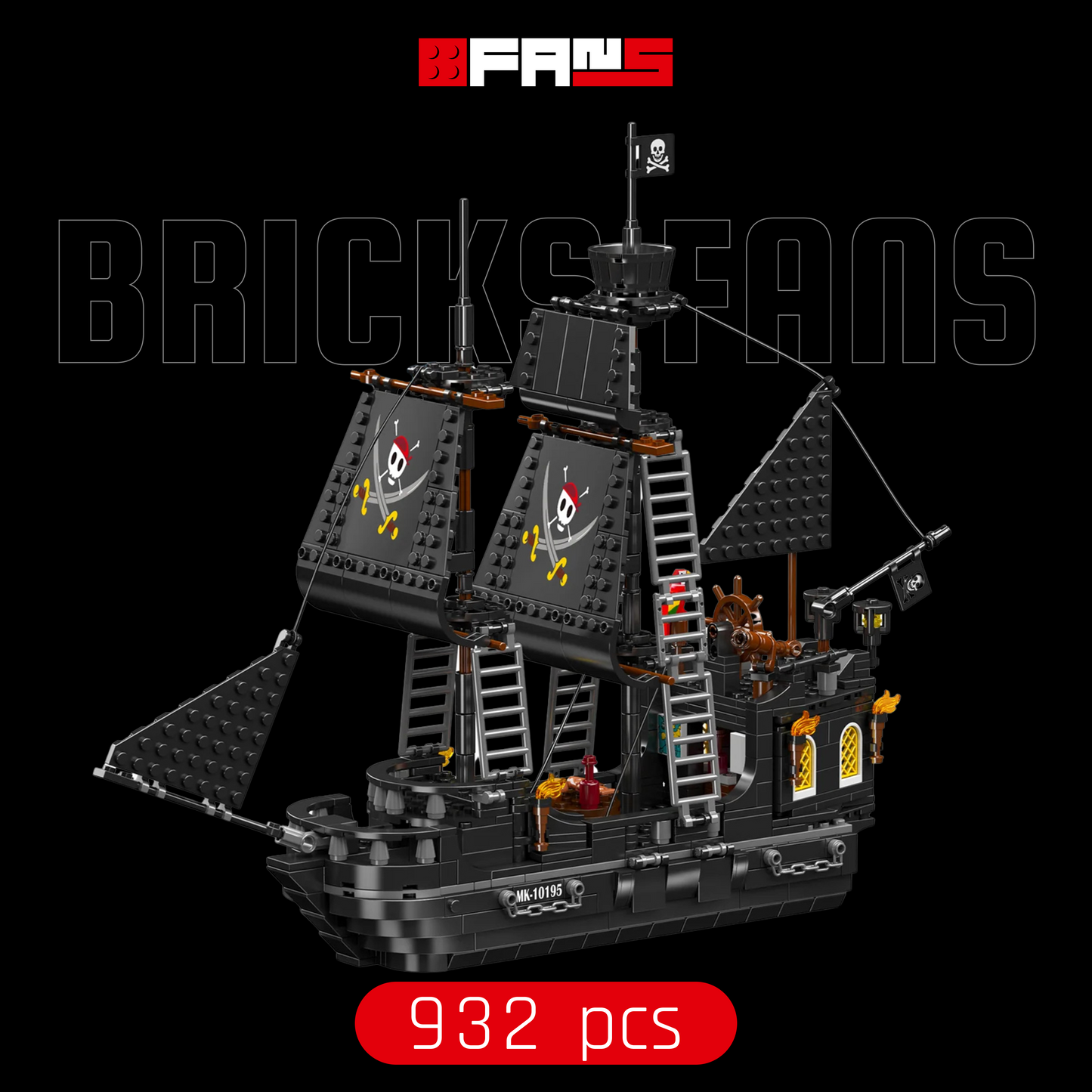 Nave Pirata Black Pearl (932 pezzi) 