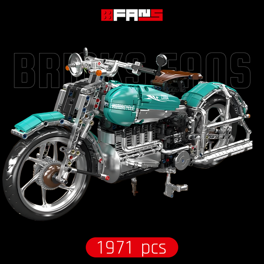 Motocicleta Cruiser Americana (1971 peças) 