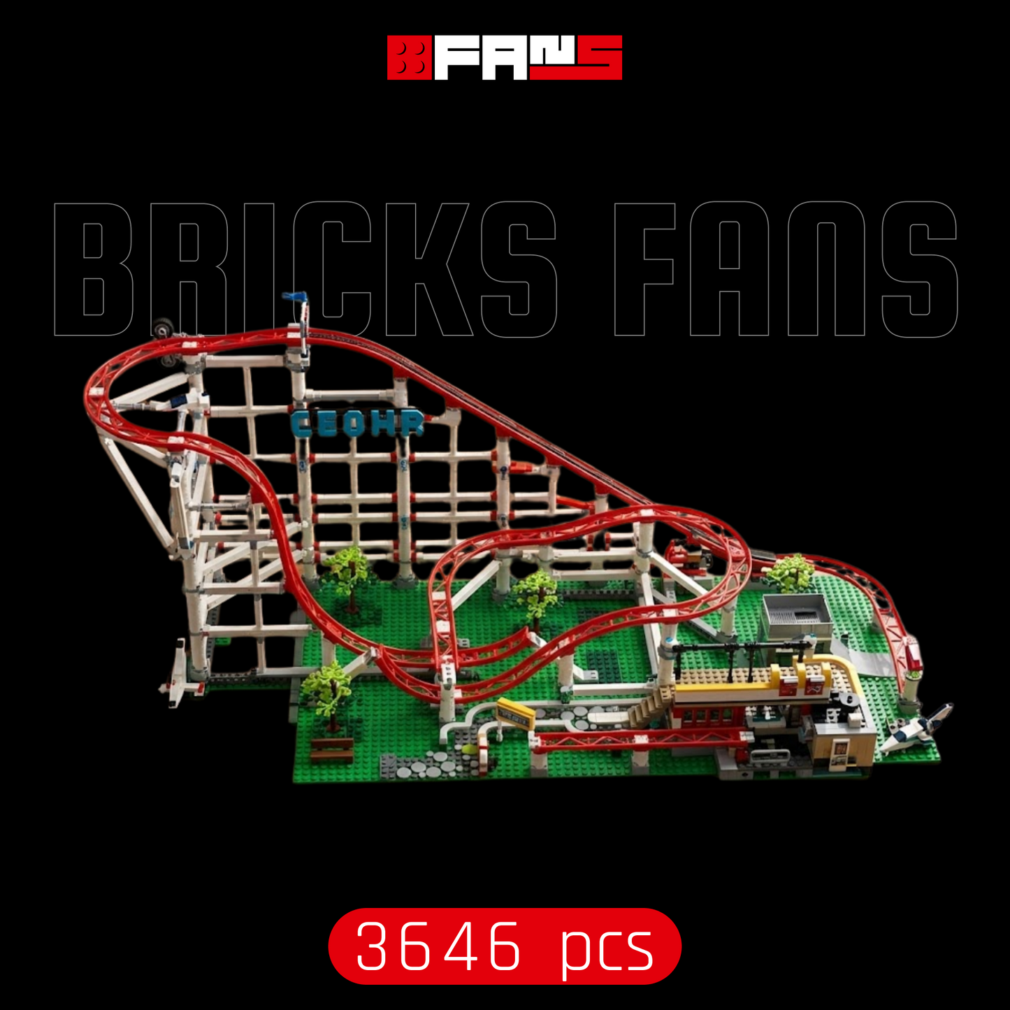 Motorised Roller Coaster (3646 pcs)