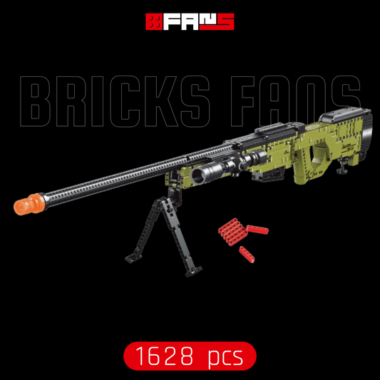 Arctic Sniper: AWM L96 (1628 elementów) 