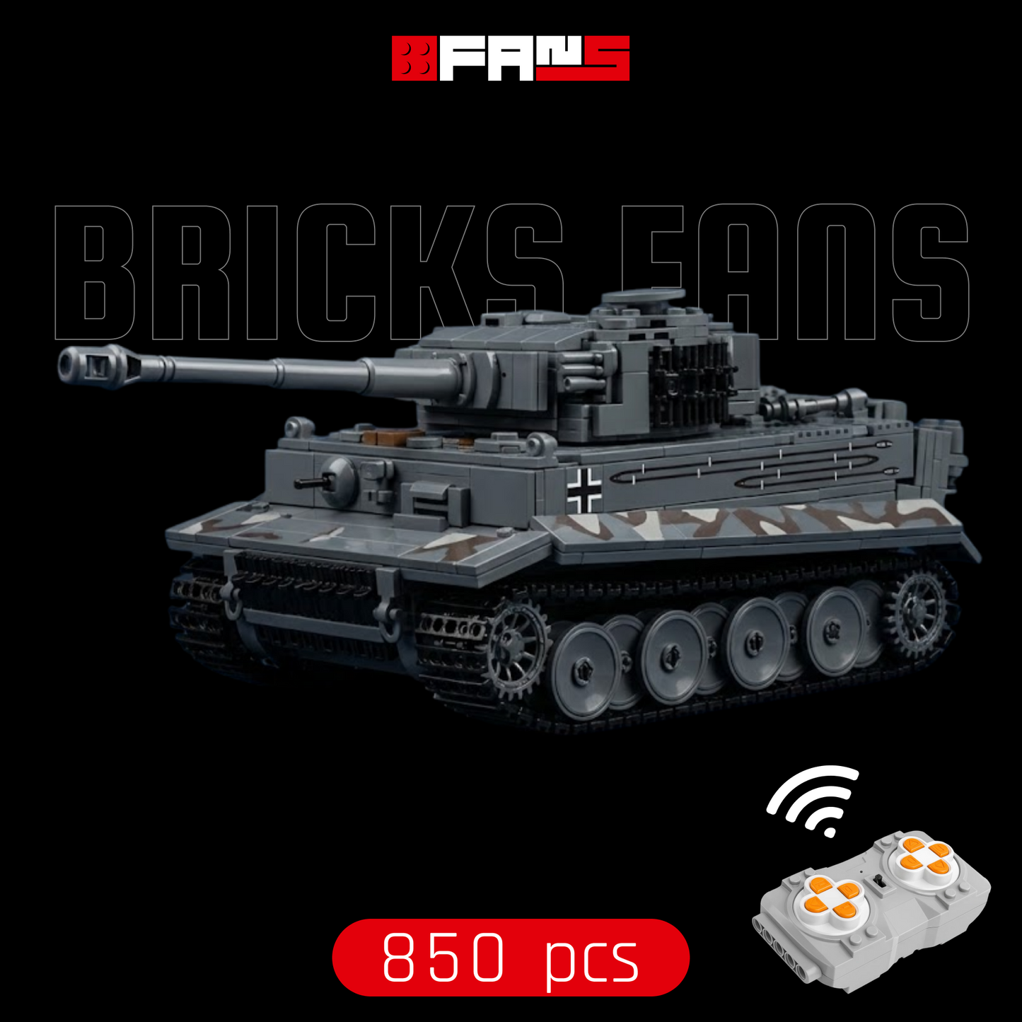 Tiger Heavy Tank (850pcs)