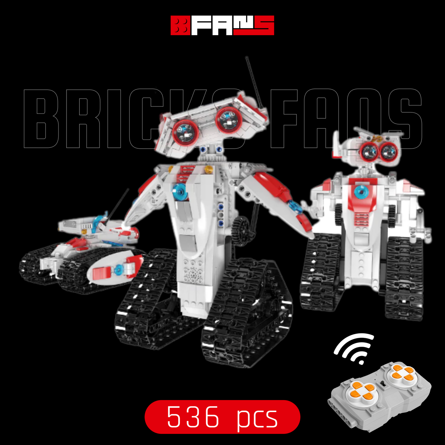 3 in 1 Robots STEM  (536 pcs)
