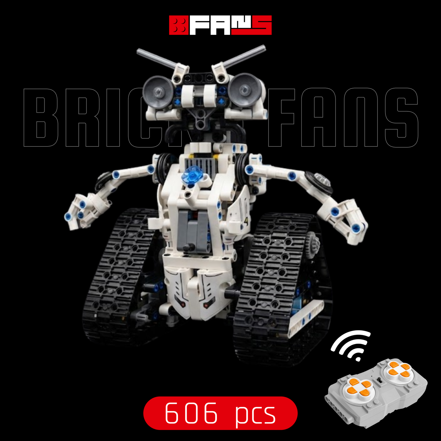 Robot RC 3-en-1 Polyvalent (606 pièces) 