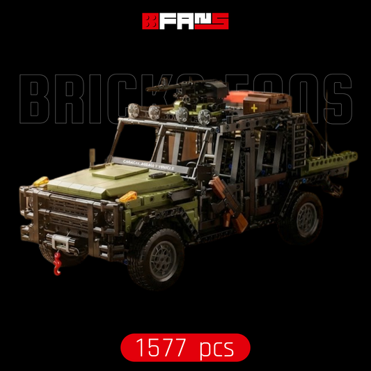 Camouflage Green Caracal Assault Vehicle (1577 pcs)