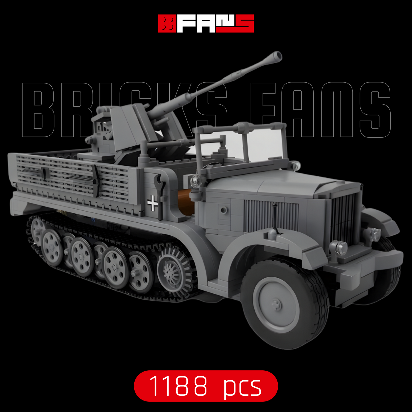 German Anti-Aircraft Half-Track Vehicle (1188 pcs)