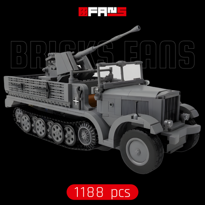 German Anti-Aircraft Half-Track Vehicle (1188 pcs)