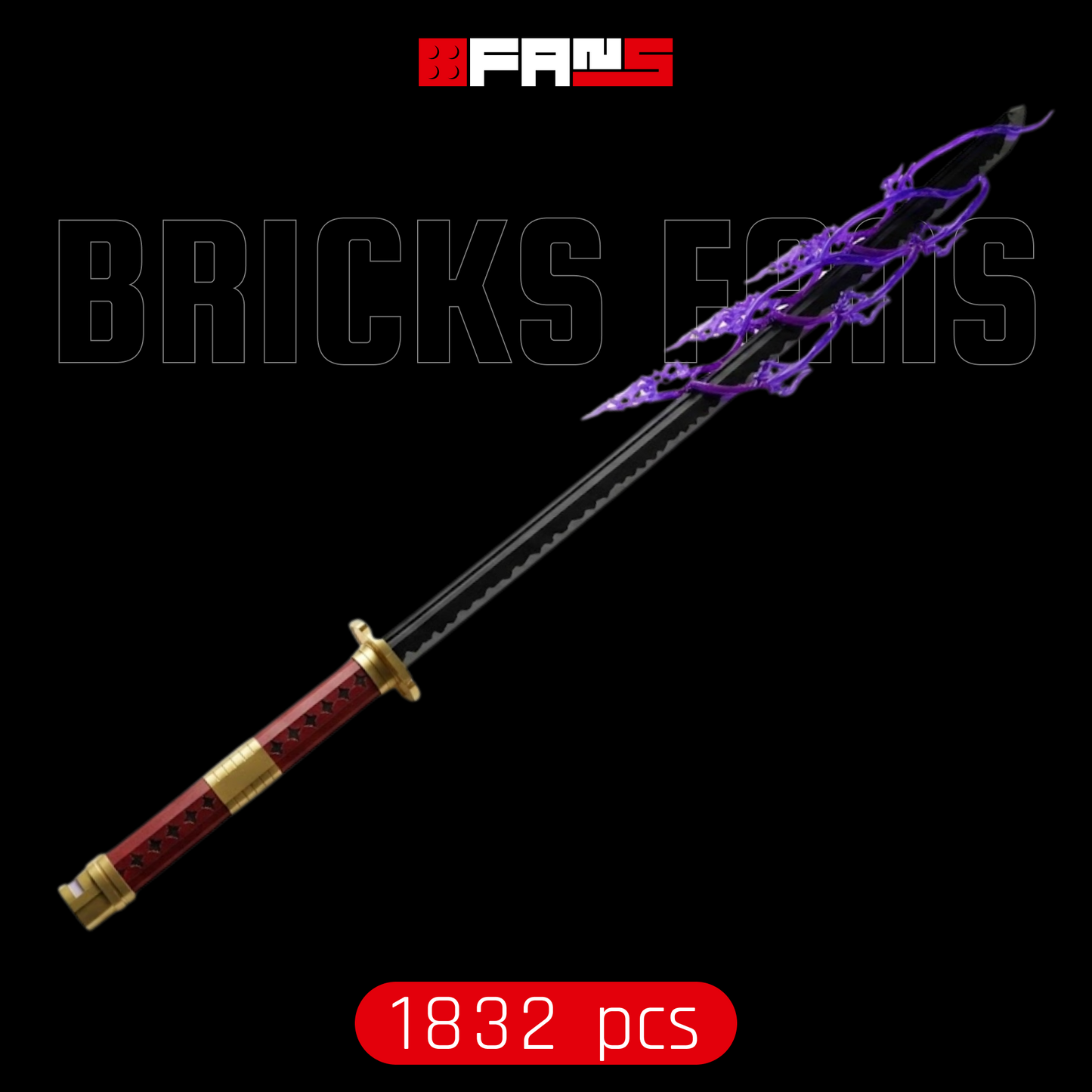 Crimson Energy Katana (1832 pcs)