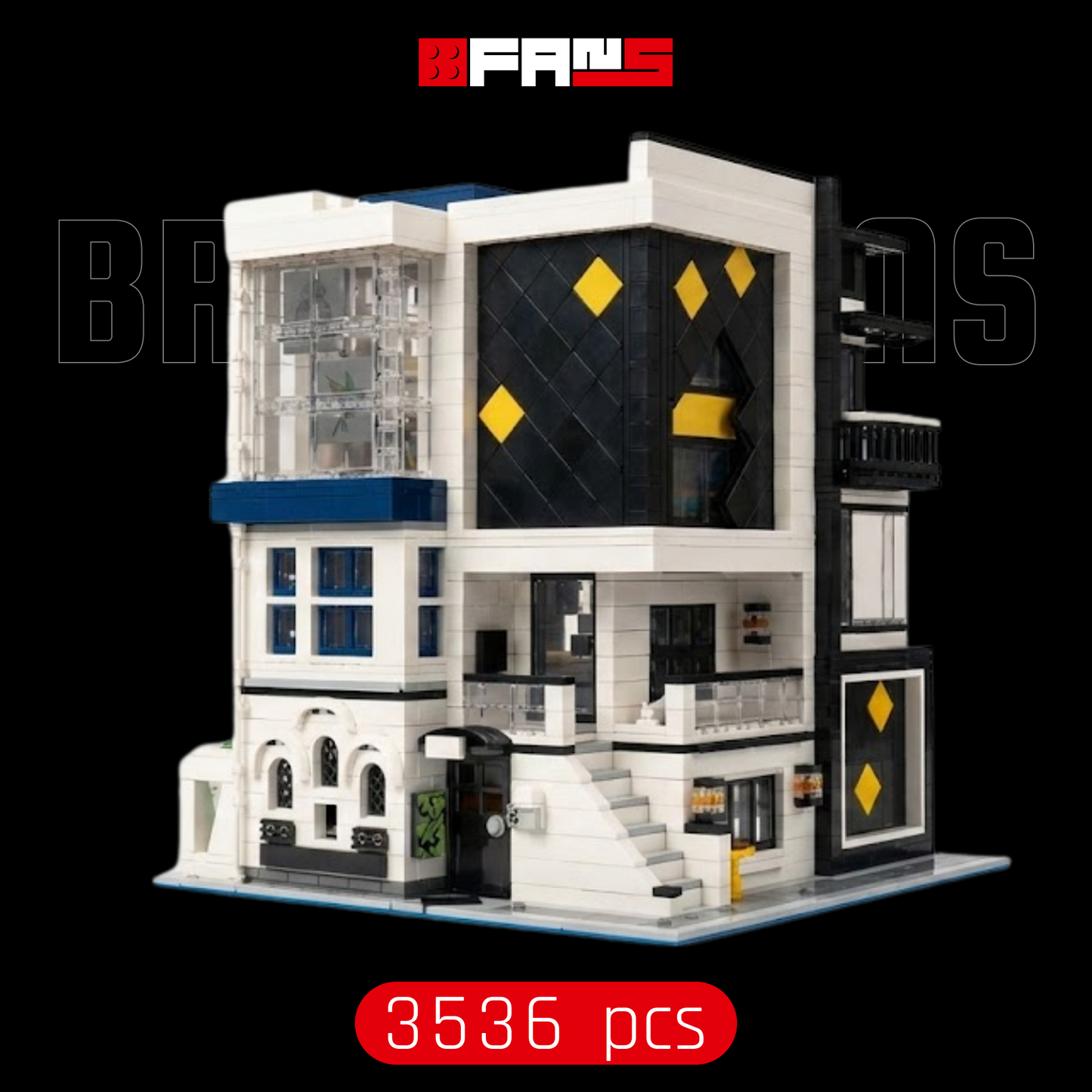 Art Gallery Showcase 3-Layer MOC (3536 pcs)