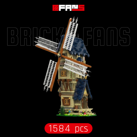 Moară de vânt Europa Medievală (1584 piese) 