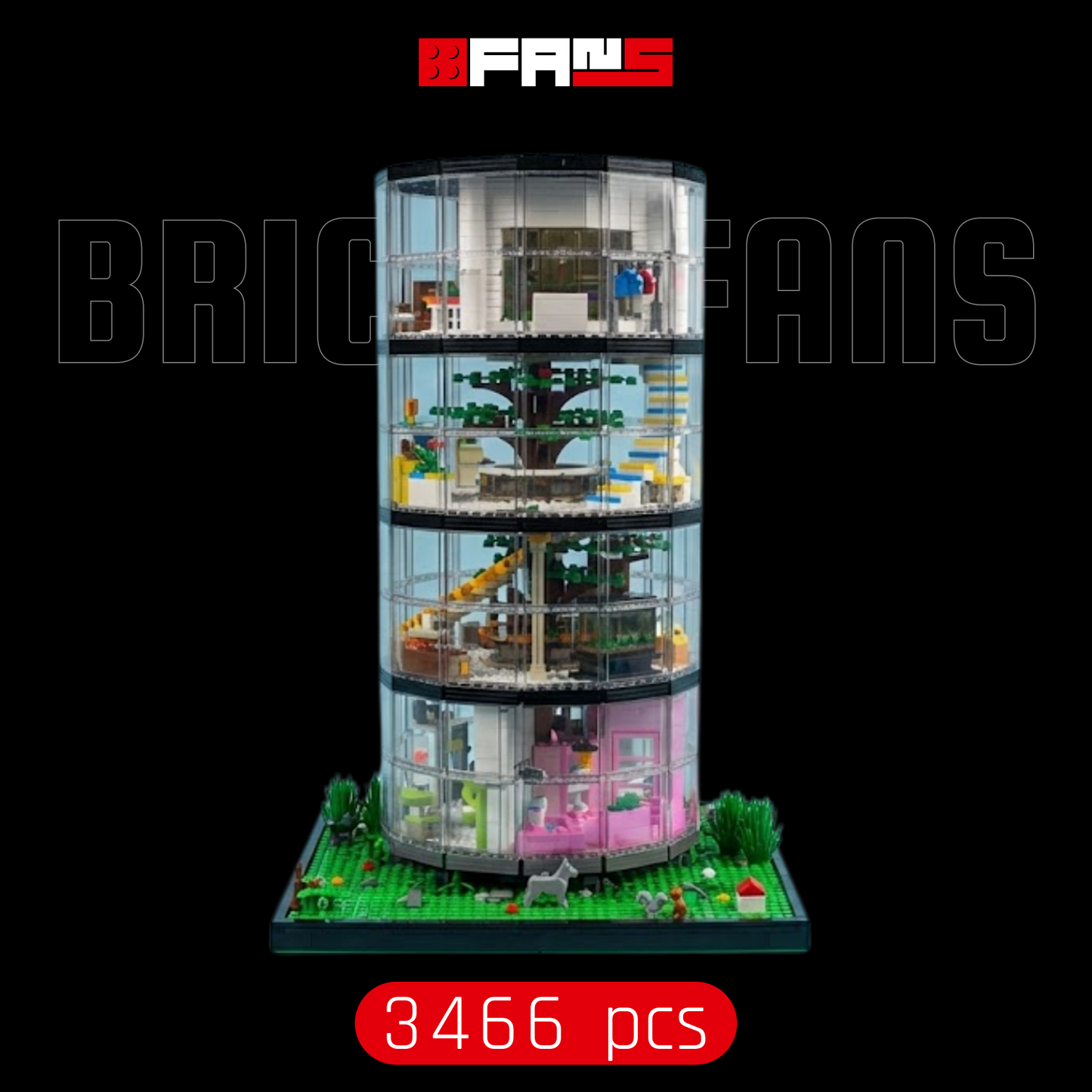 Transparent Urban Oasis (3466 pcs)