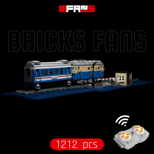 DF4B Remote Control Diesel Locomotive (1212 pcs)