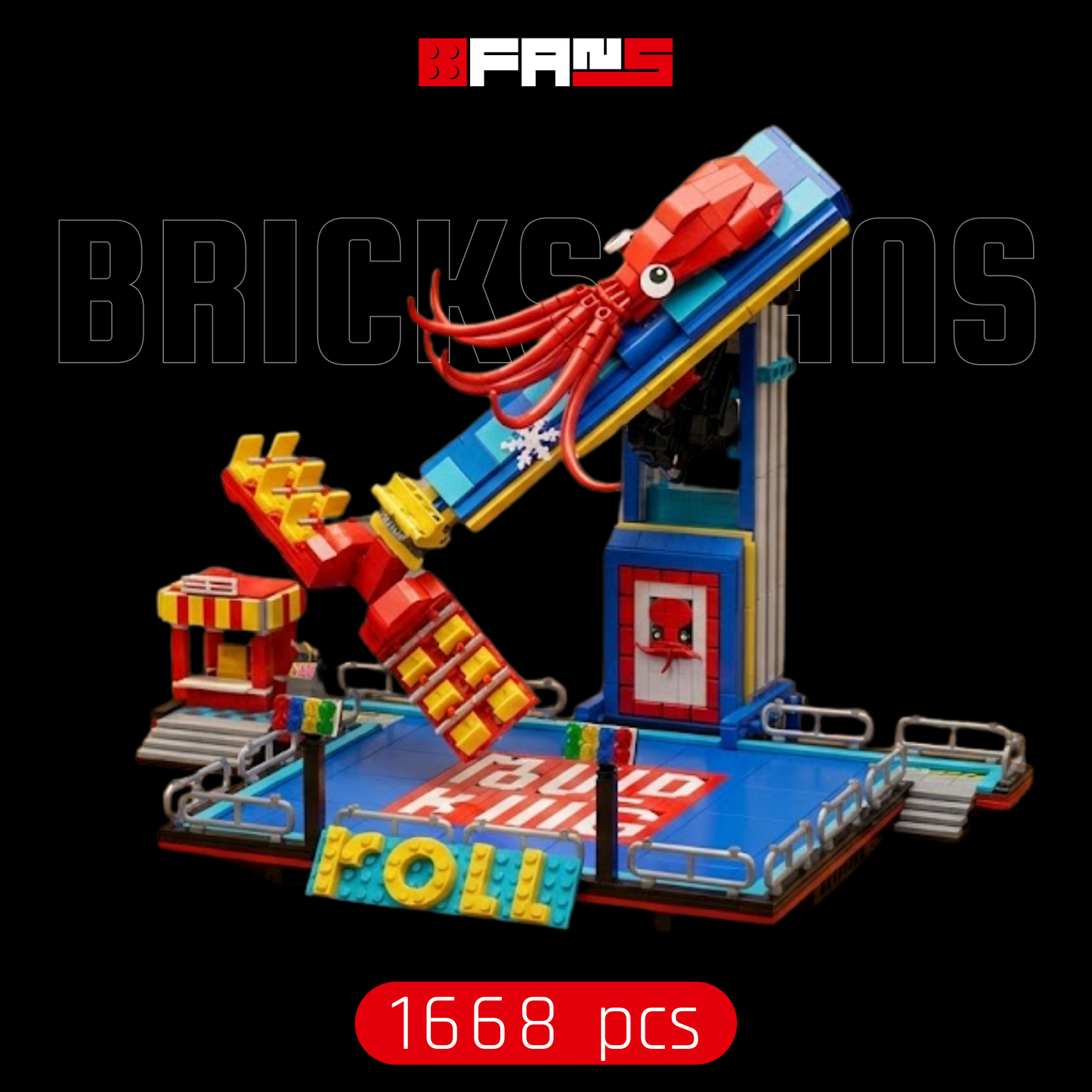 Octopus Swing Ride (1668 pcs)