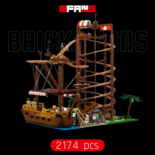 Kolejka Górska Double Helix (2174 elementy) 