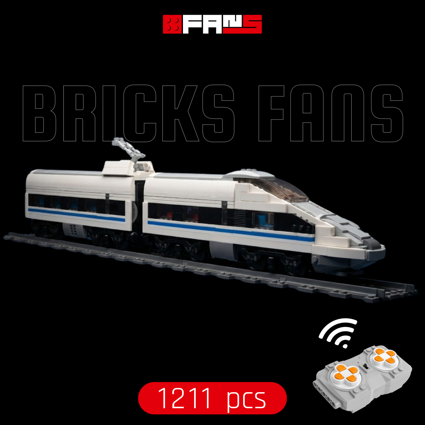 CRH380A High Speed Train (1211 pcs)