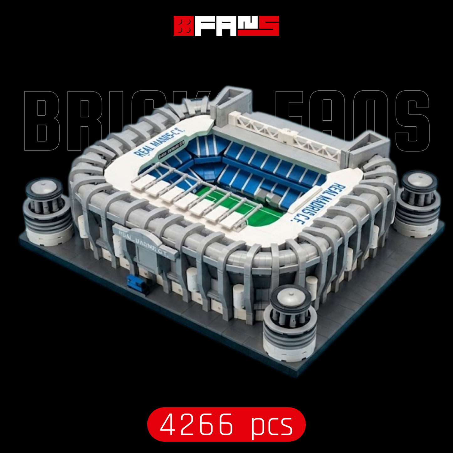 Bernabéu Stadium Model (4266 pcs)