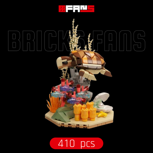 Sea Turtle & Colorful Reef (410 pcs)