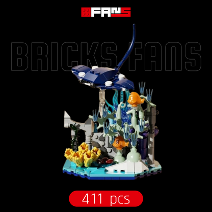 Manta Ray Coral Reef (411 pcs)
