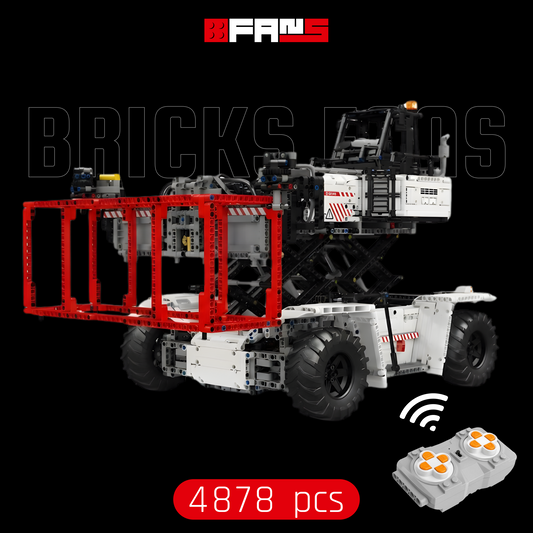 Container Forklift White (4878 pcs)