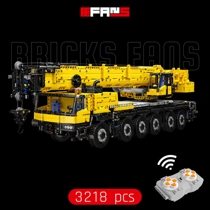 LTM 1110 Mobile Crane YELLOW (3218 pcs)