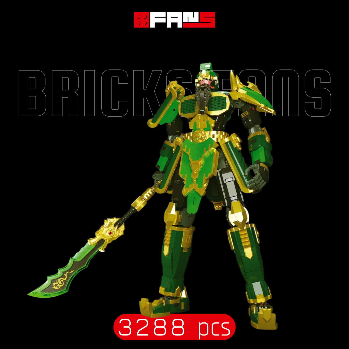 Guan Yu Colossale (3288 pezzi)