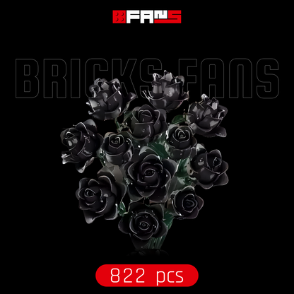 Bukiet Midnight Rose (822 elementy) 