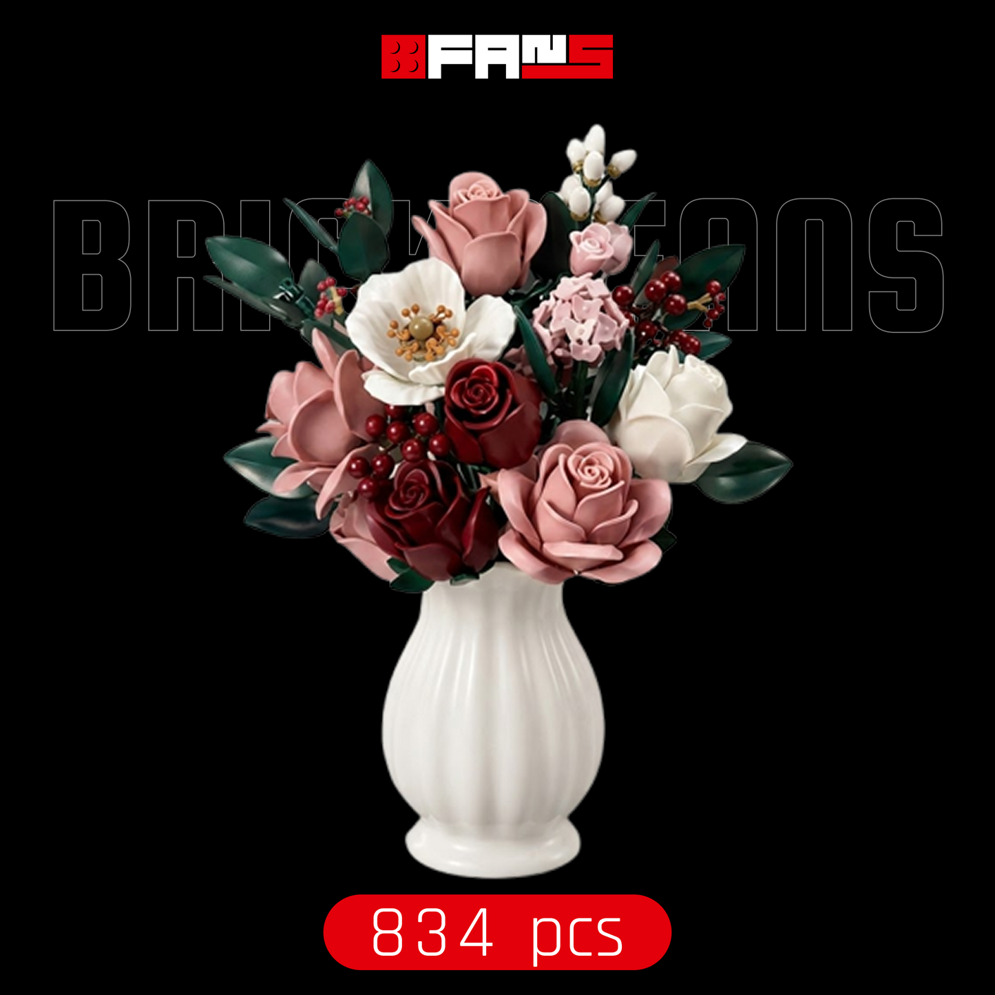 Blush Pink Bouquet (834 pcs)