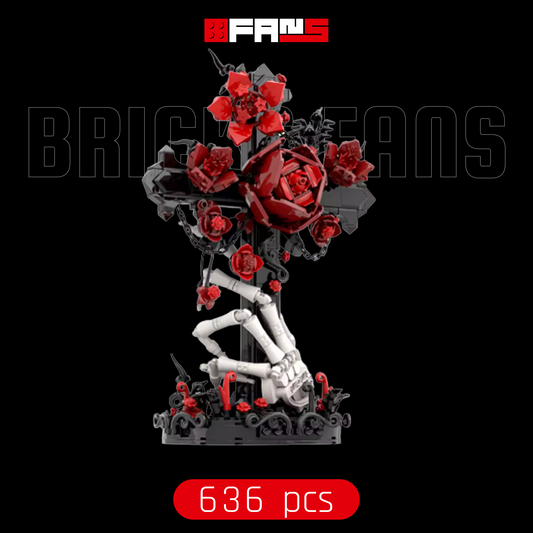 Gothic Cross & Roses (636 pcs)