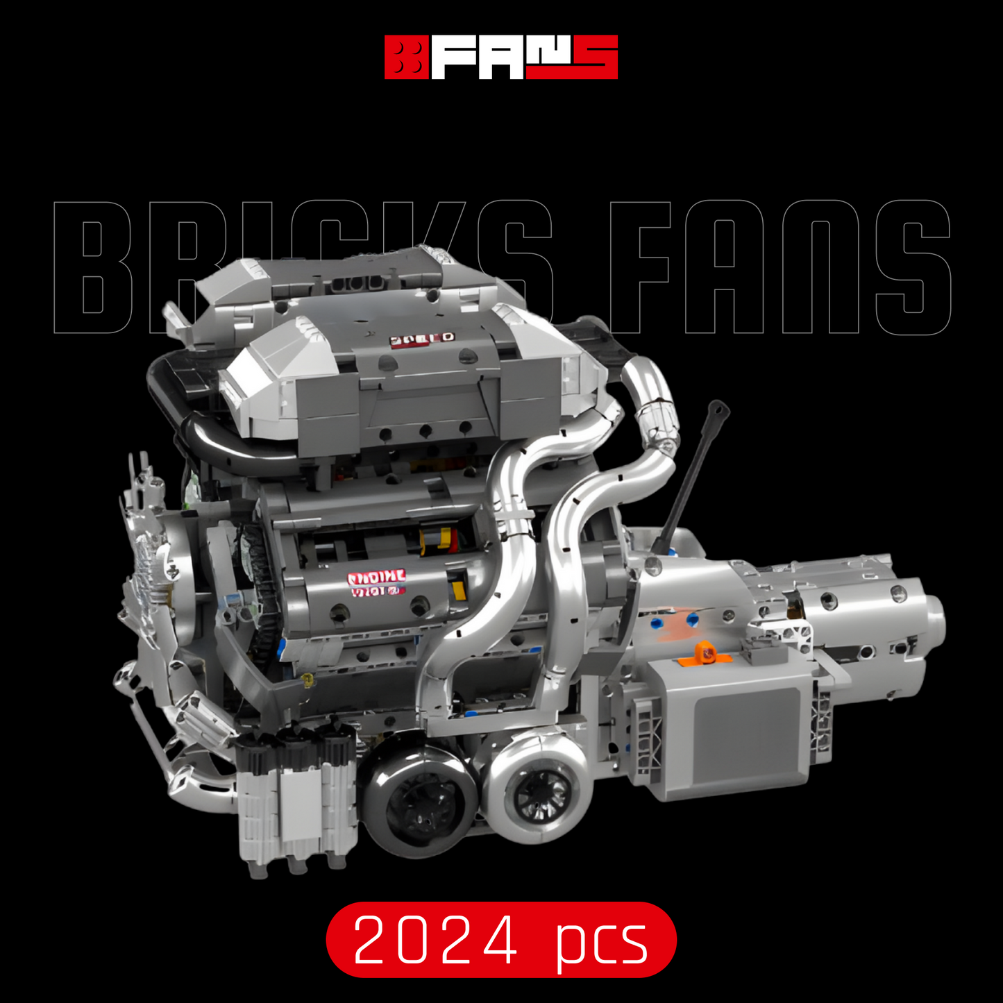 Titan W16 Hyper-Engine (2024 piezas) 