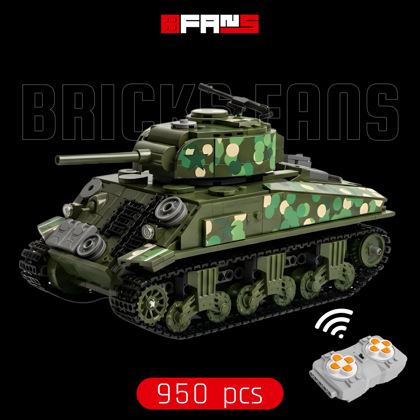 M4 Sherman Tank (950 pcs)