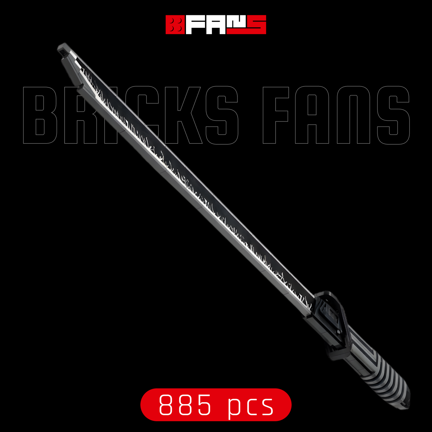 Réplica a tamaño real Black Saber (885 piezas) 