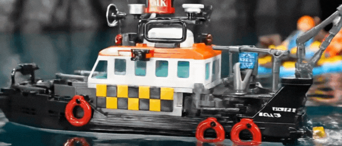 Британский многофункциональный спасательный катер (364 детали) 