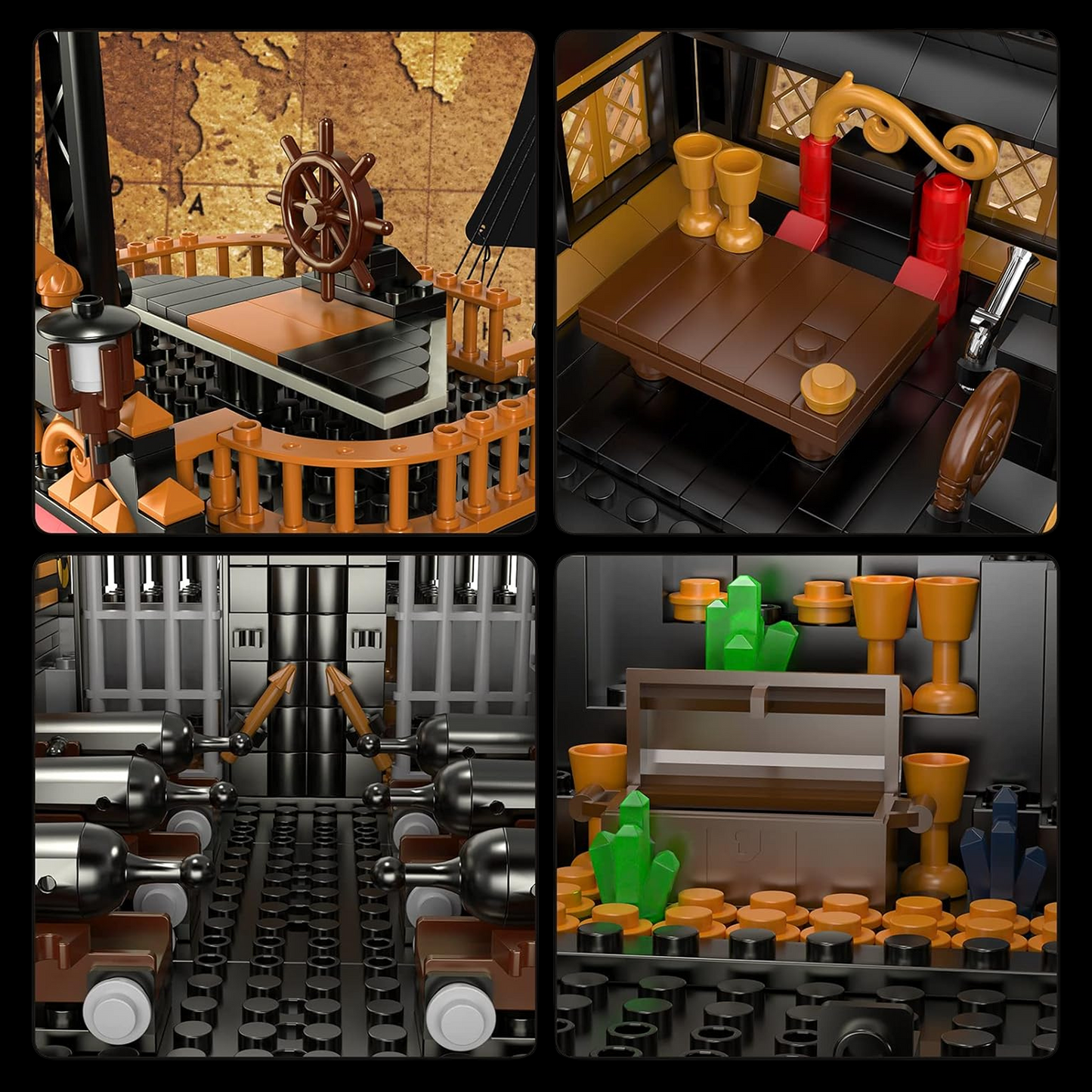 Gull Pirate Ship (1288 elementów) 