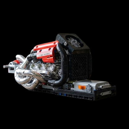 Model de motor STR13 V6 motorizat (980 piese) 