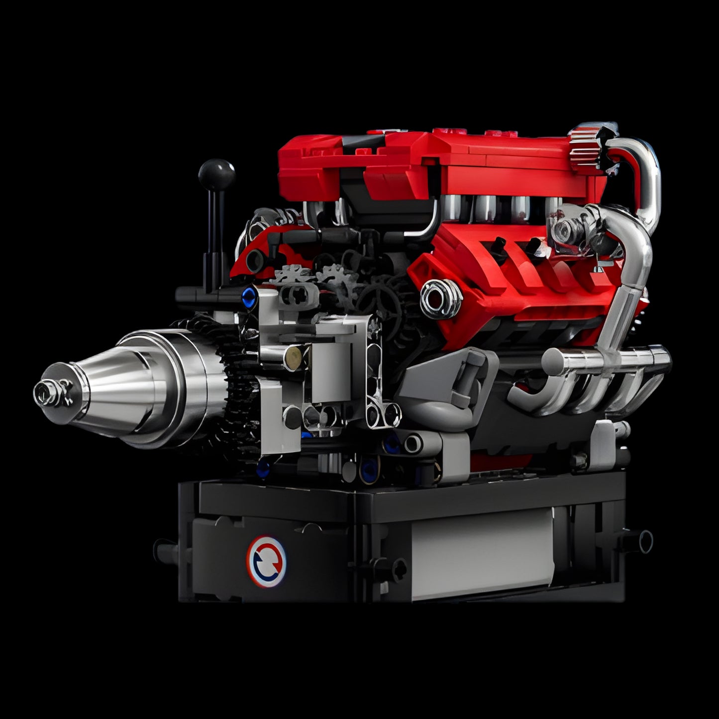 Italian Scuderia V8 Engine (750 pcs)