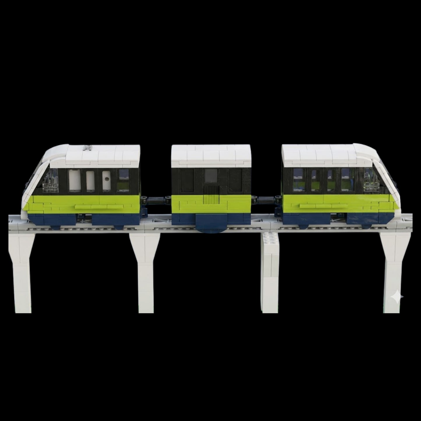 Italian Marconi Express Light Rail Train (1957 pcs)